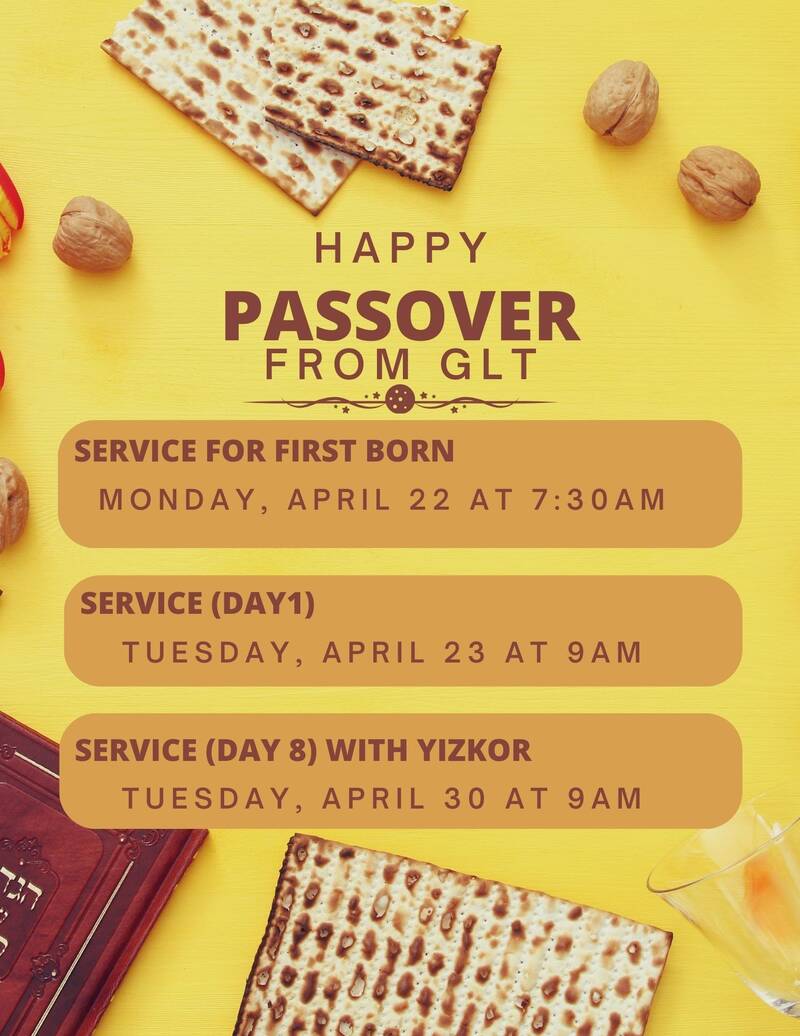 Banner Image for Passover: Service for the First Born 