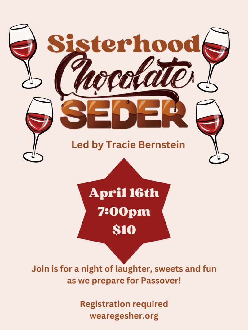 Banner Image for Sisterhood: Chocolate Seder