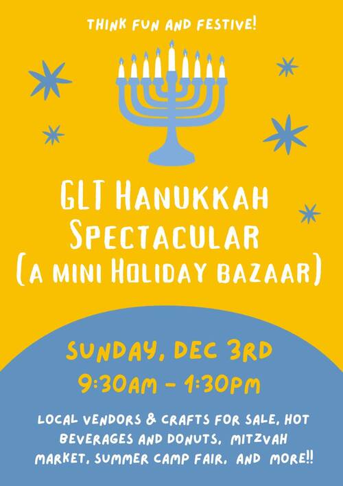 Banner Image for GLT Hanukkah Spectacular (A Mini Holiday Bazaar) 
