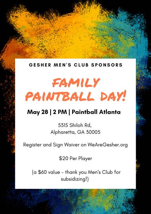 Banner Image for Family Paintball Sponsored by Men's Club 