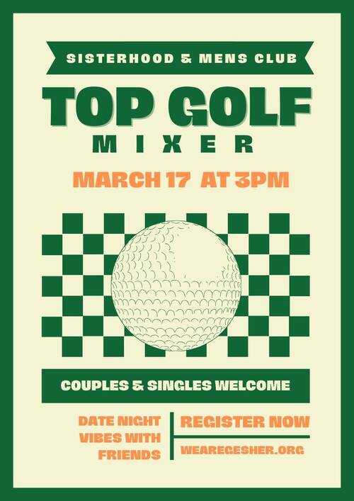 Banner Image for Sisterhood & Men's Club Mixer: Top Golf 